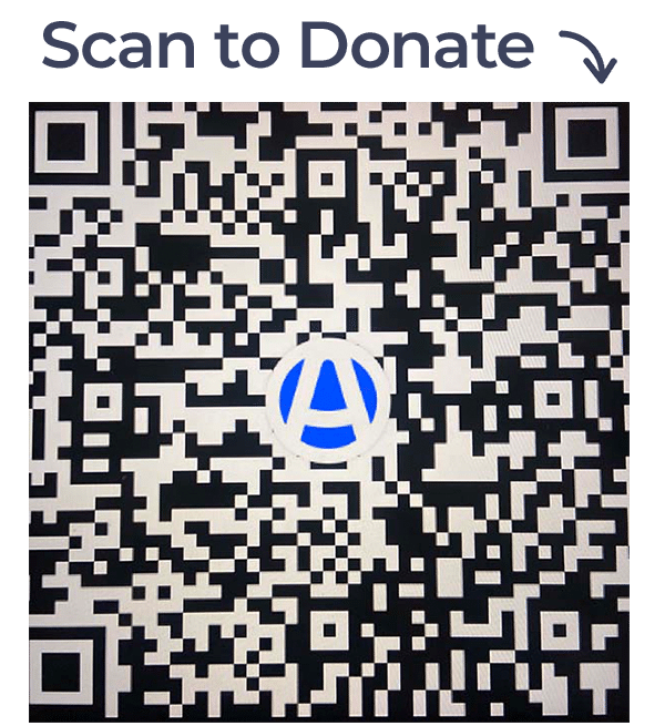 scan to donate